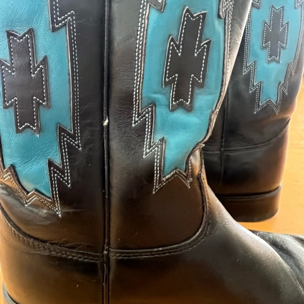 Wrangler Women’s Leather Cowgirl Boots - Picture 9 of 10